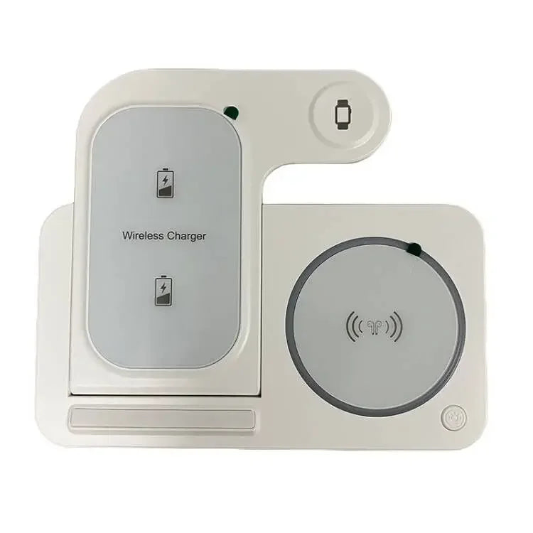 Foldable 30W 3‑in‑1 Wireless Charger for iPhone, Apple Watch & AirPods