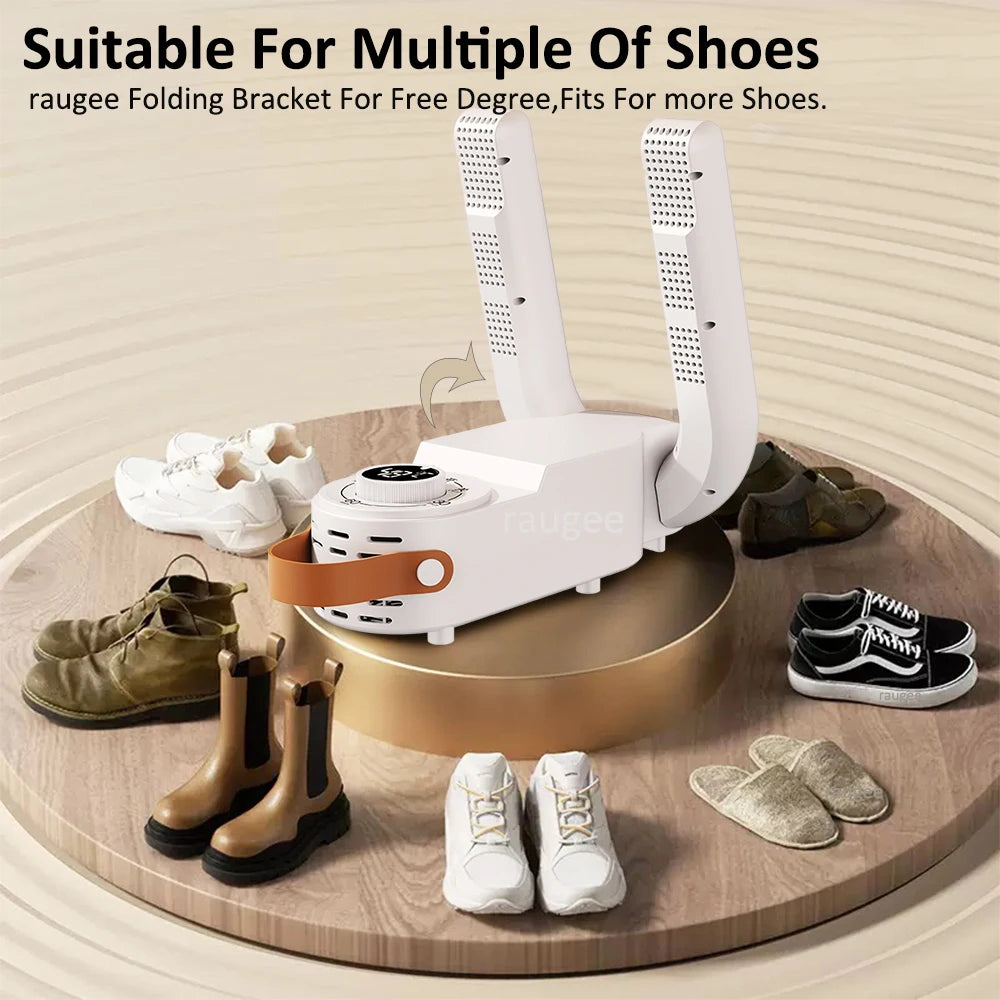 Portable Foldable Electric Shoe & Boot Dryer – 220V for Sneakers & Slippers