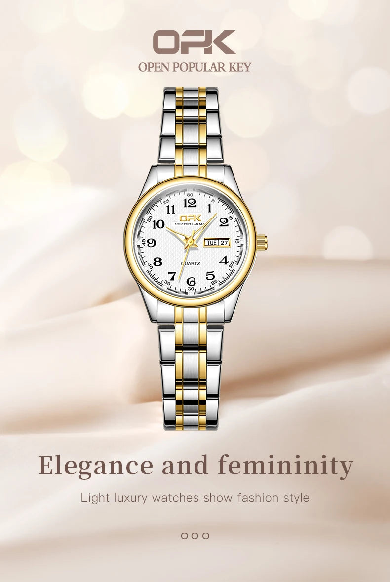 Luxury OPK 8110 Quartz Ladies Watch