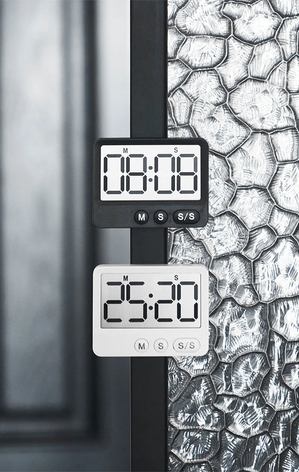 Digital Magnetic Countdown Timer – LCD Large Screen, Mute, Kids & Kitchen Use