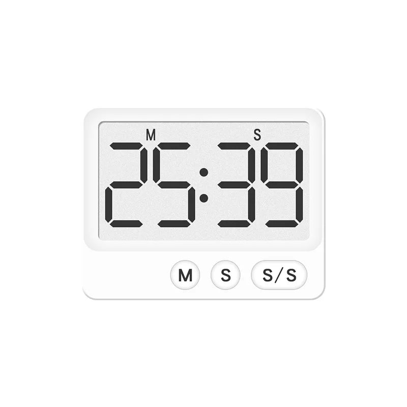 Digital Magnetic Countdown Timer – LCD Large Screen, Mute, Kids & Kitchen Use