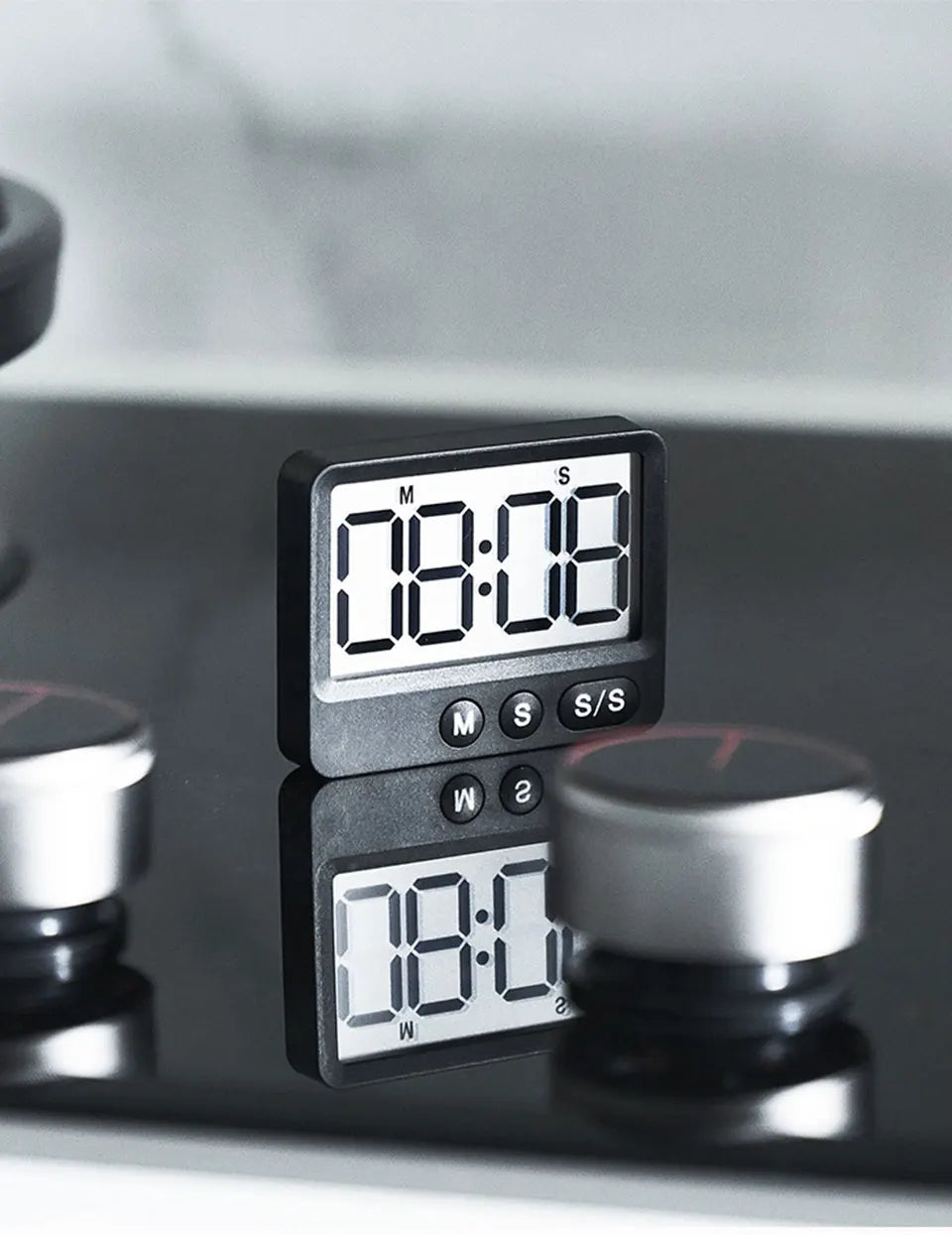 Digital Magnetic Countdown Timer – LCD Large Screen, Mute, Kids & Kitchen Use