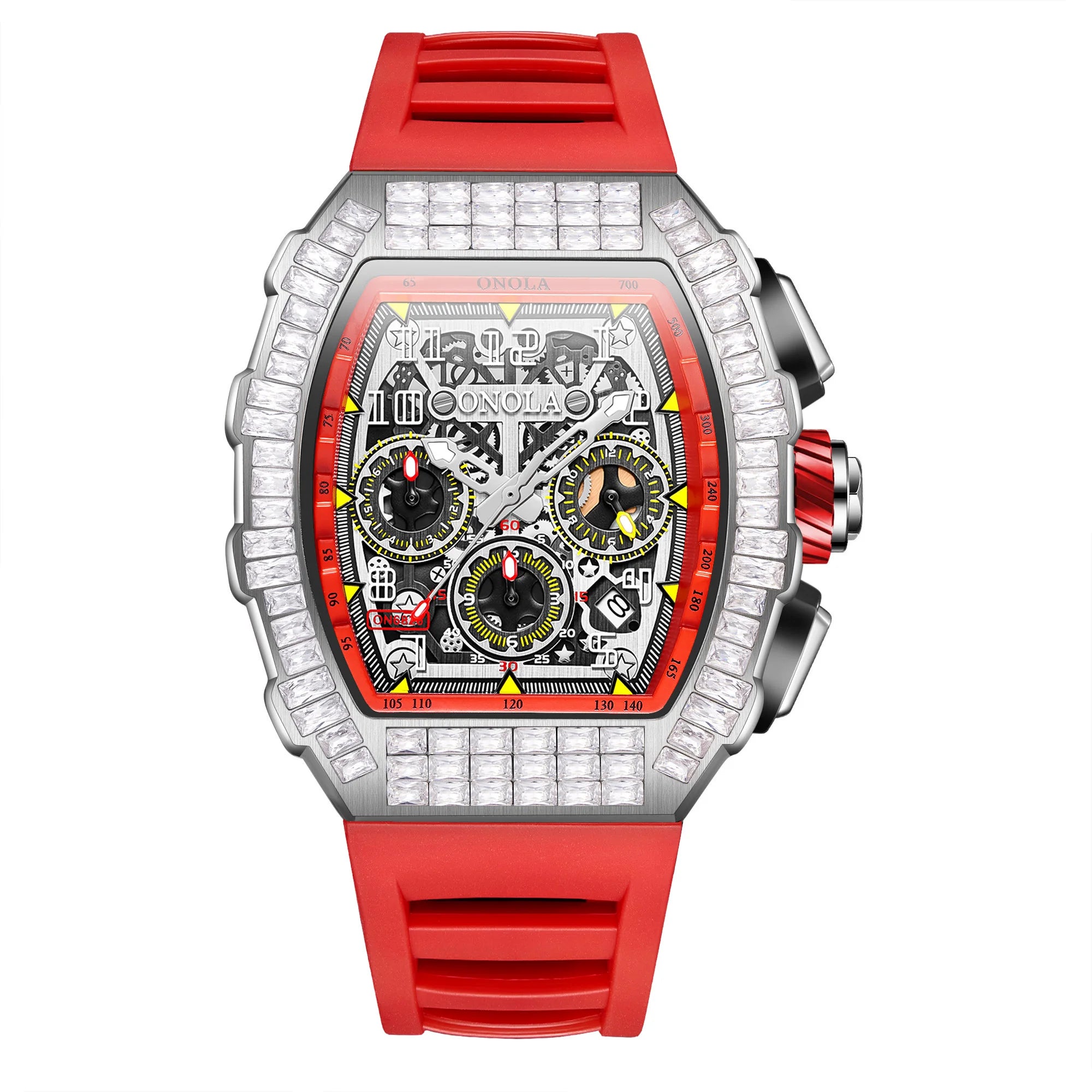 ONOLA Herre Automatisk Ur – Militær Sport