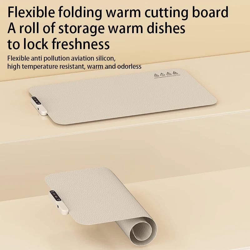 HOMEFISH Silicone Warming Board – Foldable, Waterproof & Oil-Resistant