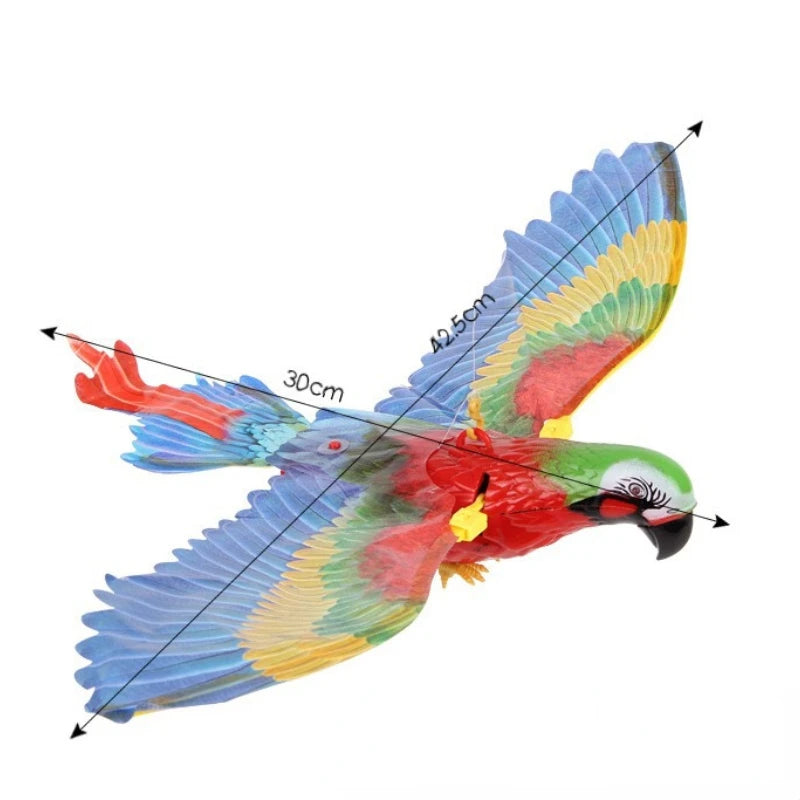 Interactive Flying Bird Cat Toy – Electric Teaser with Rope & Scratch Stick